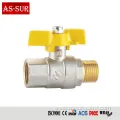 Solenoid Brass Ball Valves for Water Oil Gas